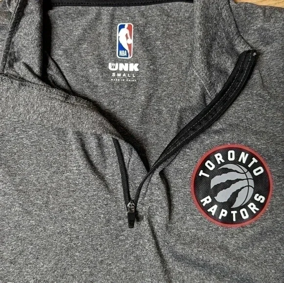 1/4 zip Raptors NBA Long ‎ Sleeve Shirt - Picture 2 of 3